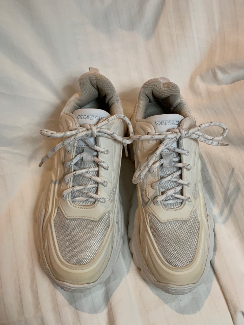 Chunky White Sneakers